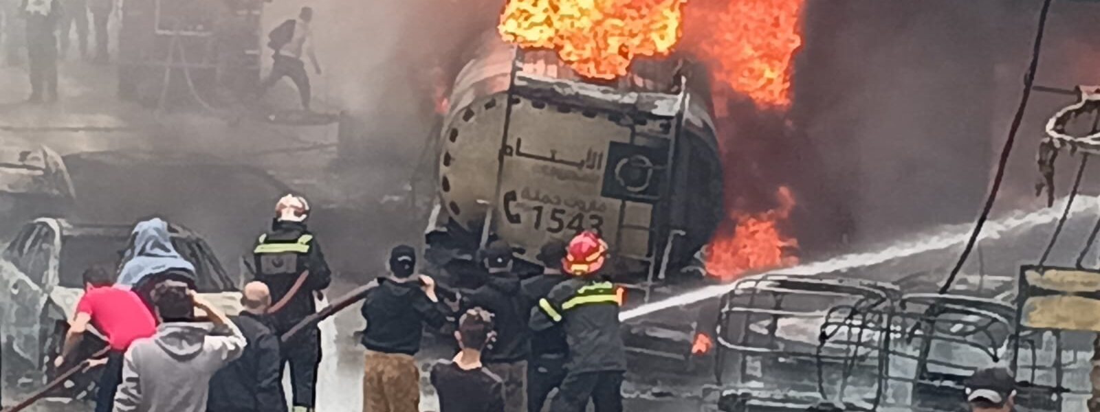 جهود جبّارة للسيطرة على حريق محطة الوقود في الهرمل وسقوط ثلاثة ضحايا وثلاثة مصابين في حال حرجة