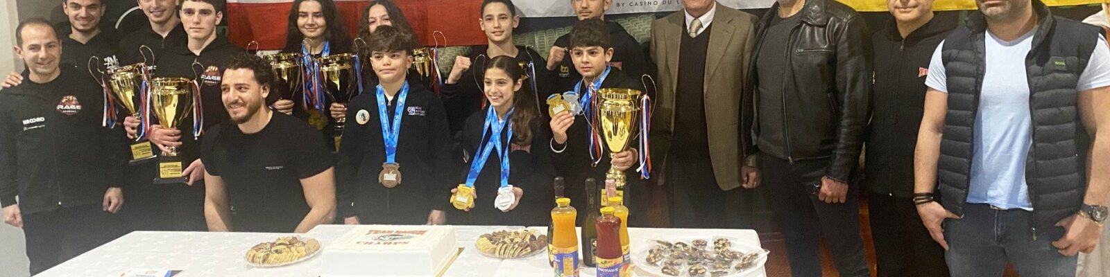 تكريم ابطال بعثة الكونغ فو الى اليونان  على النتائج المميزة في الاستحقاق الدولي