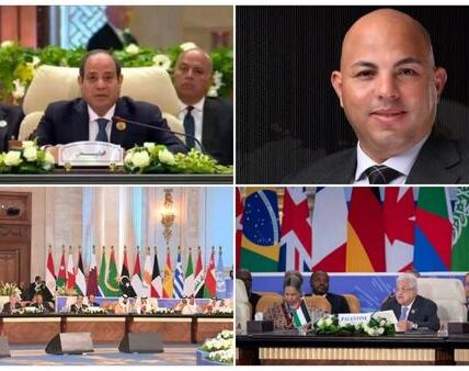 عمال مصر الاقتصادية تدعم السيسي في القضية الفلسطينية.. وتشيد بالقمة العربية وتطلب المشاركة في إعمار غزة