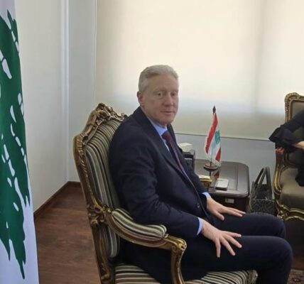 استقبل وزير الخارجية والمغتربين يوسف رجّي المنسّقة الخاصّة للأمم المتحدة في لبنان جينين هينيس-بلاسخارت