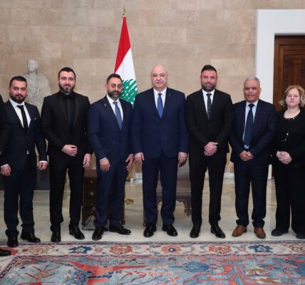 الرئيس عون مستقبلا  حزب الرامغافار: لنكن موحدين ومتحدين إزاء المصلحة العامة والقضايا الداخلية كما المصيرية