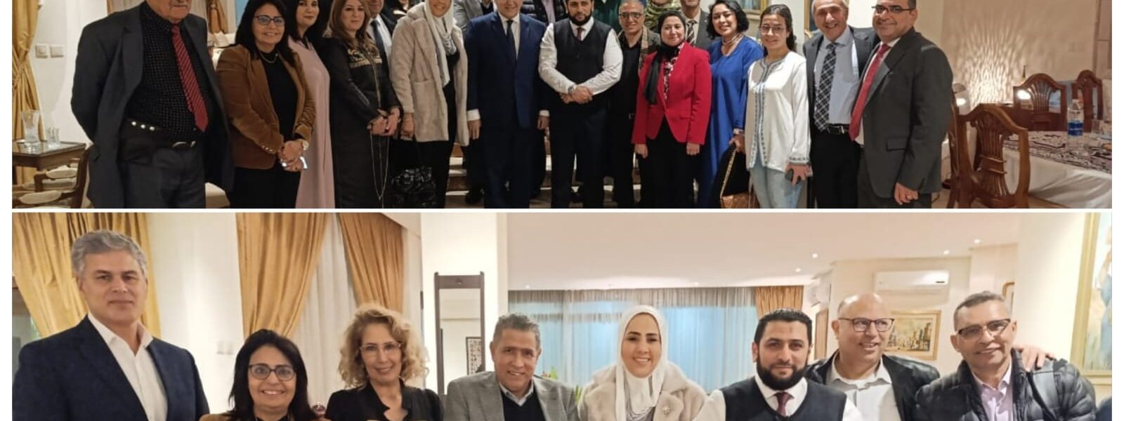 السفير المصري بالمغرب يلتقي بعدد من الاعلاميبن