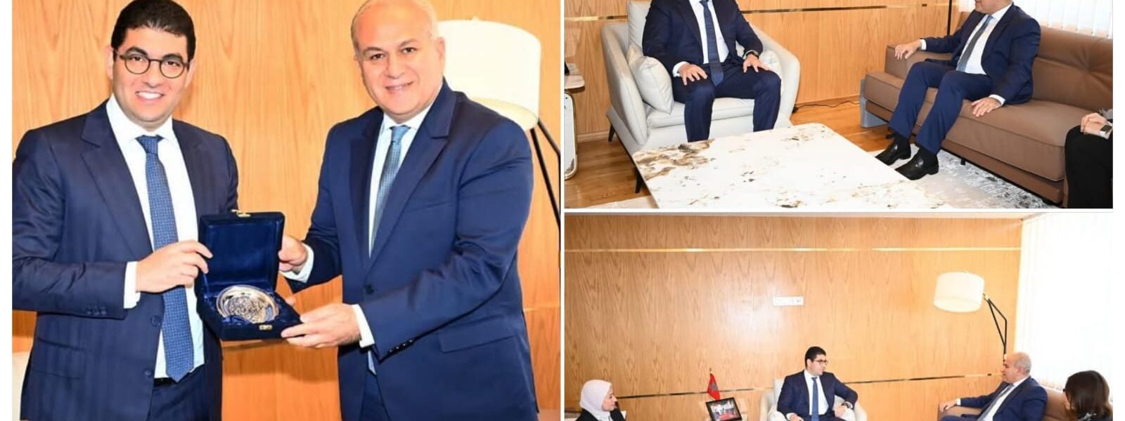 السفير المصري في الرباط يلتقي بوزير الشباب والثقافة المغربي
