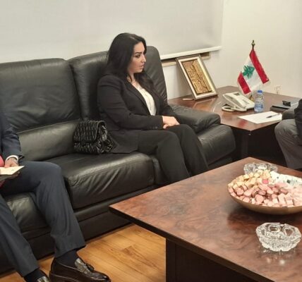 الّصدي يلتقي القائم بالاعمال العراقية ويتابع أوضاع بيروت وقطاعي الغاز والمحروقات