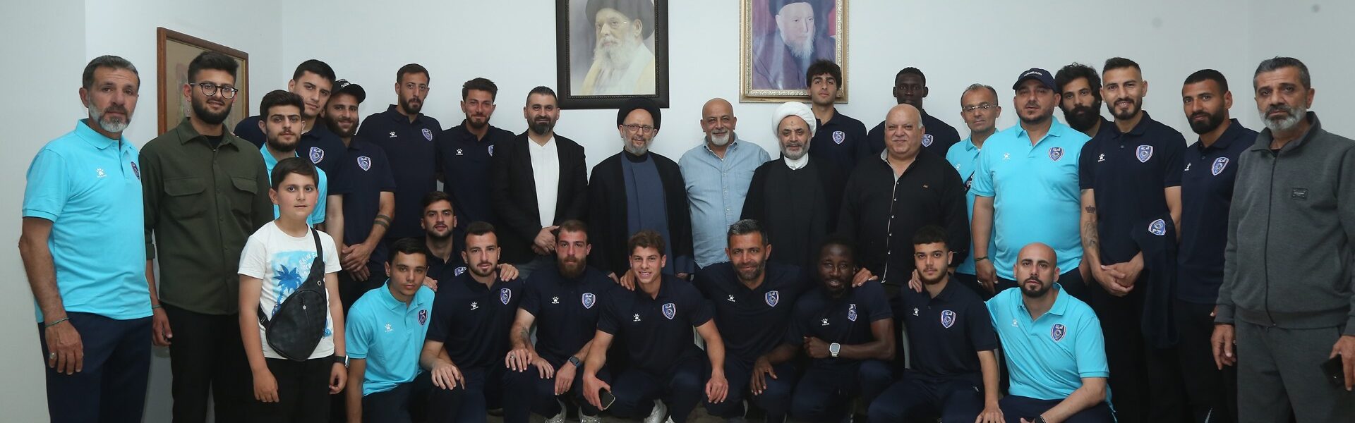 العلامة فضل الله مستقبلا نادي المبرة الرياضي: حبذا لو تحكم الروح الرياضية حركة السياسة في هذا الوطن