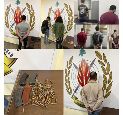 حواجز ومداهمات لشعبة المعلومات في منطقة الشمال تسفر عن توقيف عدد من المطلوبين والمشتبه بهم  بارتكاب جرائم