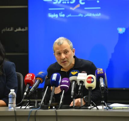 باسيل: أهل بيروت أثبتوا بوعيهم حرصهم على المناصفة… نحترم إرادة أهل زحلة والأهم الحفاظ على التنوع فيها