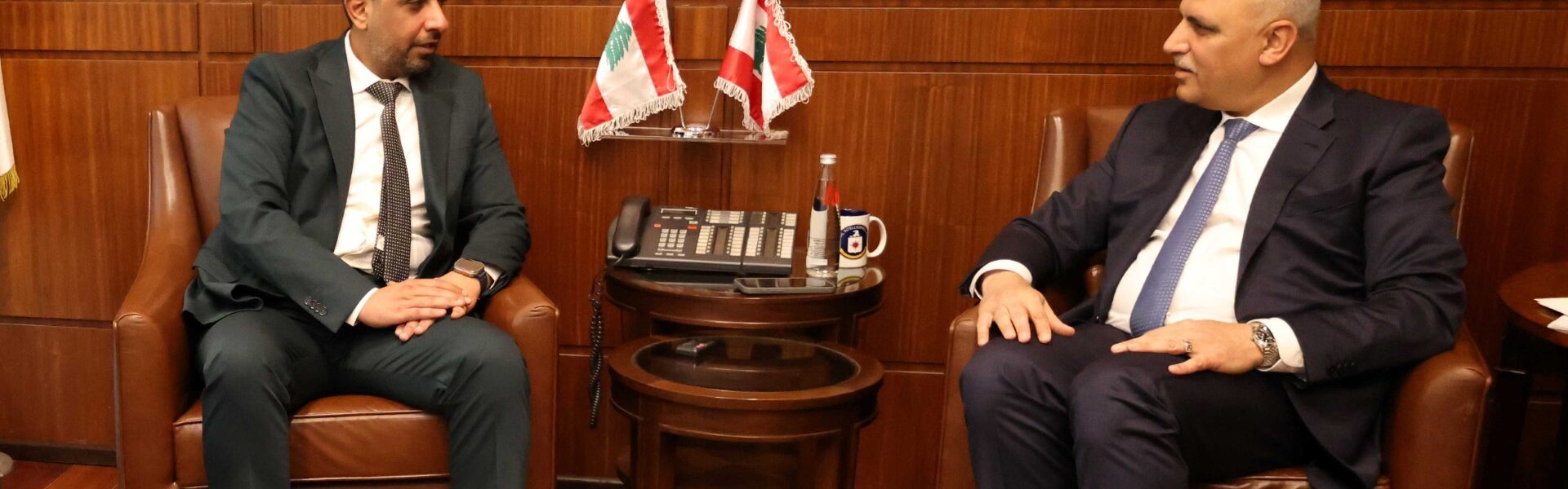 استقبل المدير العام للأمن العام اللواء حسن شقير في مكتبه العقيد ناصر الديحاني من سفارة دولة الكويت في لبنان