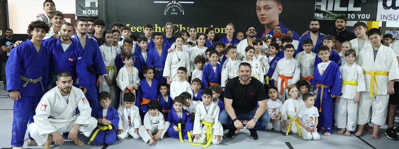 البطلة الأوكرانية في الجودو داريا بيلوديد  اختتمت زيارتها بدورة تدريبية في نادي بودا