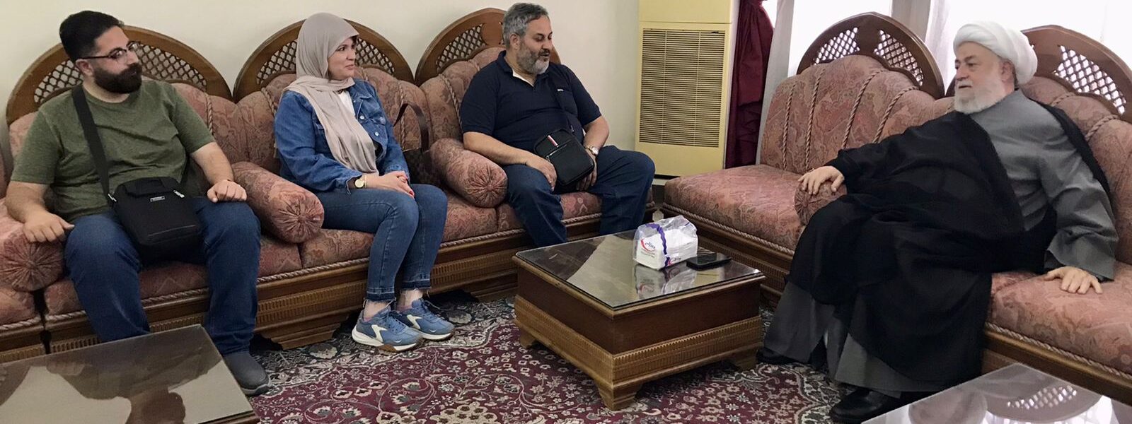 المفتي عسيران يستقبل المهندسة آية البلولي