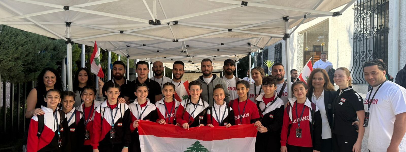 بعثة لبنان في الجمباز الفني     إلى بطولة غرب آسيا في عمان