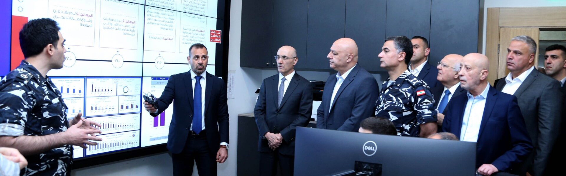رئيس الجمهورية تفقد غرفة العمليات في قوى الأمن الداخلي في بيروت  لمتابعة المرحلة الثانية من الانتخابات البلدية والإختيارية في محافظتي الشمال وعكار