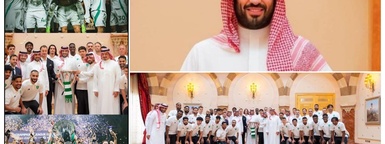 ولي العهد يستقبل أبطال آسيا.. تكريم ملكي للنادي الأهلي بعد تتويجه بكأس النخبة 2025